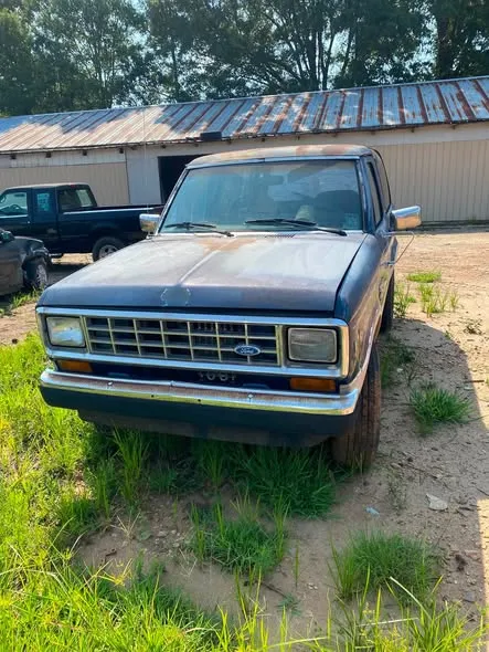 Ford vehicle and other vehicles at Ike’s Auto Salvage